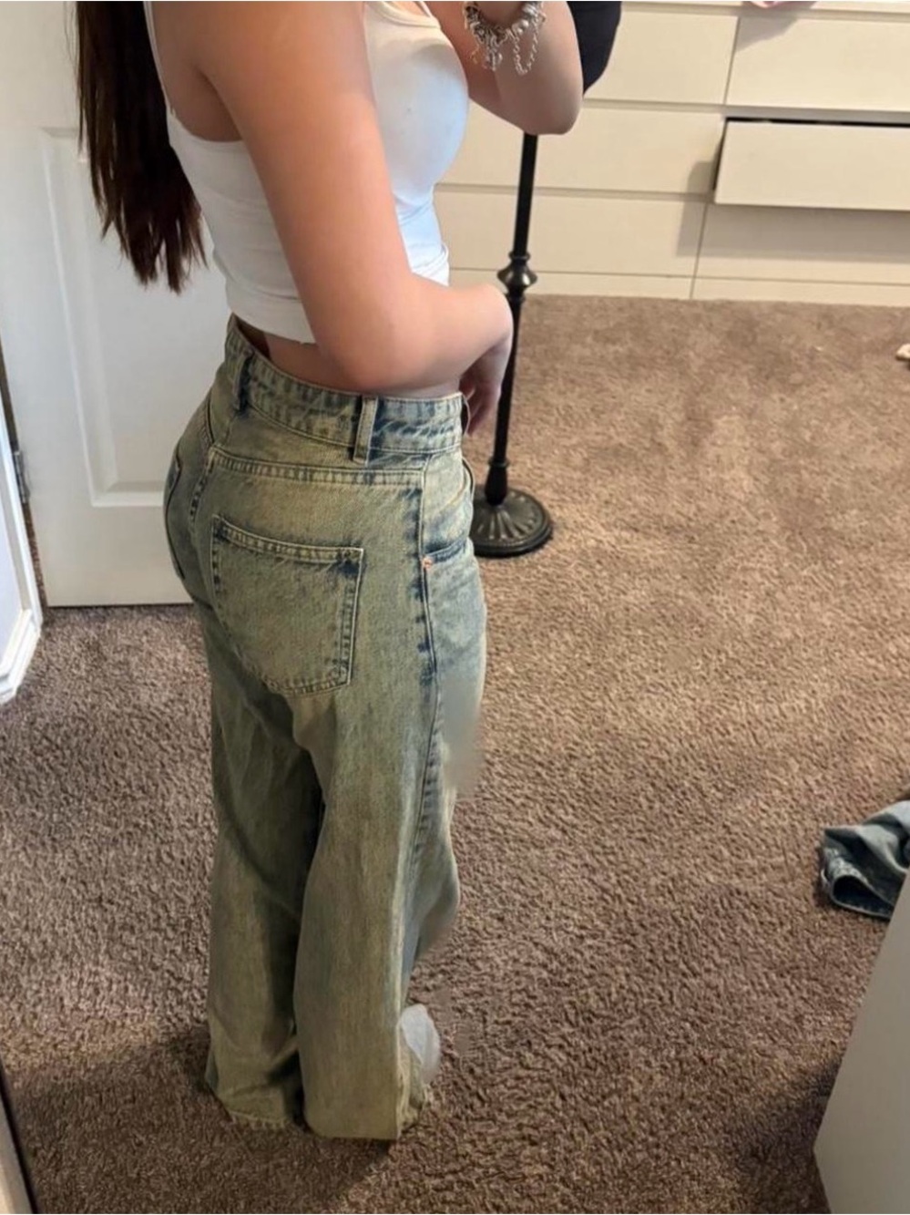 Motel Rocks low rise parallel Jeans - Picture 4 of 5